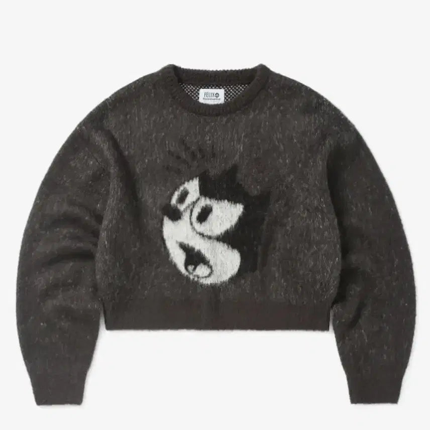 [BUNJANG] thisisneverthat Felix W Knit Sweater Black / 디스이즈네버댓 TNT Felix W Knit Sweater Black
