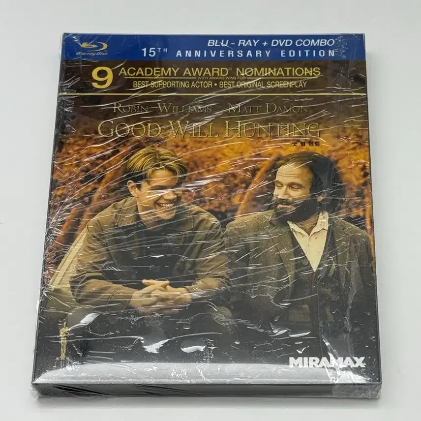[BUNJANG] Good Will Hunting Limited Edition Combo Pack (Blu-ray + DVD) / [블루레이+DVD] 굿윌헌팅 : 양장본 한정판 콤보팩 (2disk)