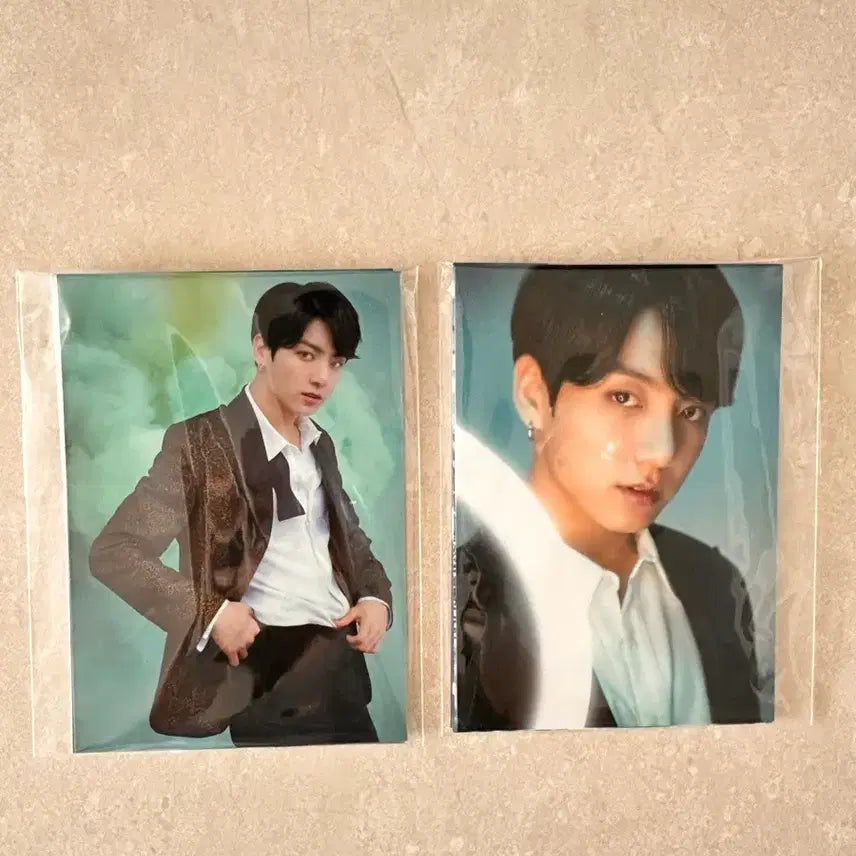 [BUNJANG] BTS VT Signed Photo 2 Set / 방탄소년단 vt 사인 포토 2set(14pcs)