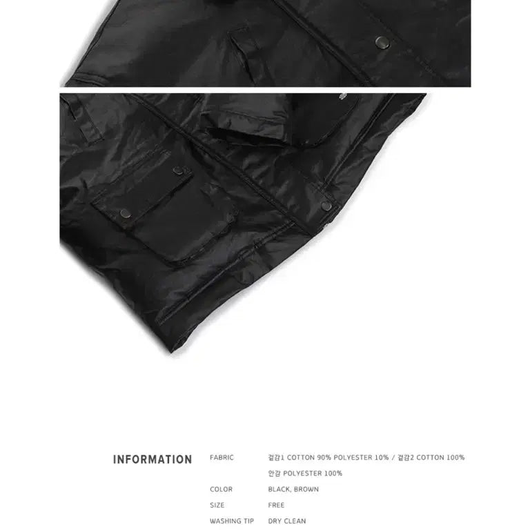[BUNJANG] Yan 13 Heritage Padded Jumper Black / [새상품] 얀13 헤리티지 패딩 점퍼 블랙 (정가198,000)