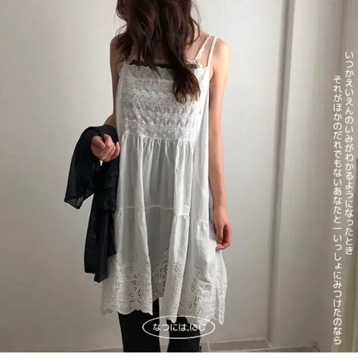 [BUNJANG] Niji Vintage Bustier Dress / 모리걸 니지 빈티지 뷔스티에 원피스