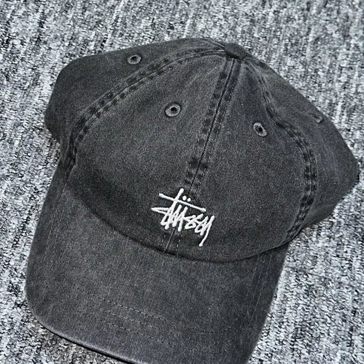 [BUNJANG] Stussy Basic Ball Cap Charcoal / 스투시 stussy BASIC 베이직 볼캡 모자 차콜