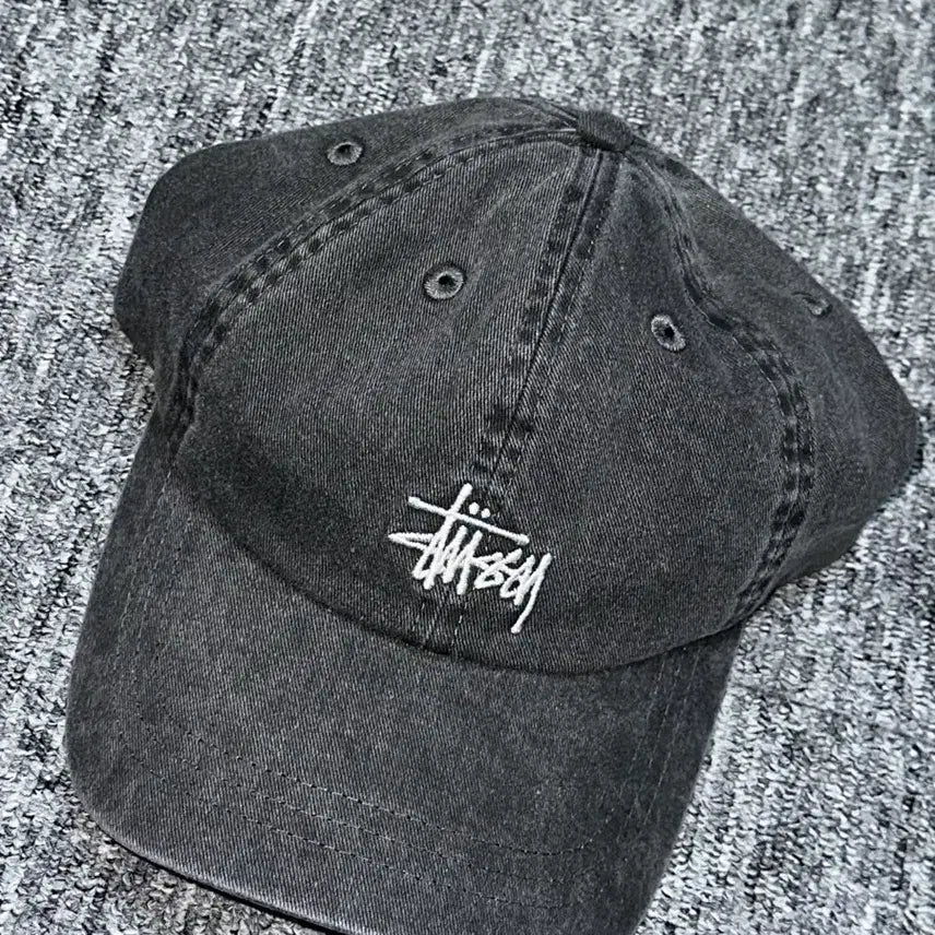 [BUNJANG] Stussy Basic Ball Cap Charcoal / 스투시 stussy BASIC 베이직 볼캡 모자 차콜