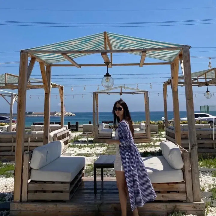 [BUNJANG] Jemmavella Robe Cardigan Dress / 젬마벨라 가디건 원피스 로브원피스