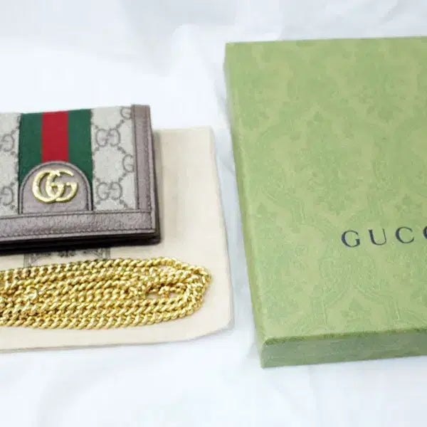 [BUNJANG] Gucci Ophidia GG Chain Wallet / 구찌 오피디아 GG 체인 반지갑 625711