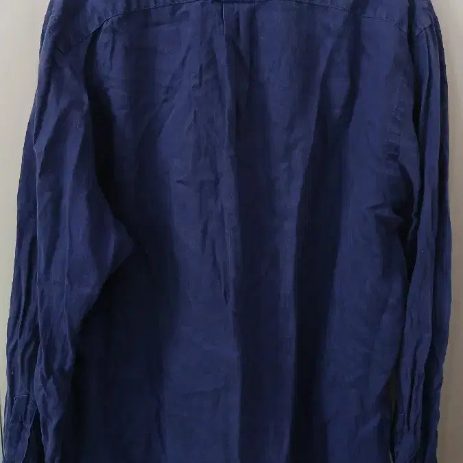 [BUNJANG] Polo Ralph Lauren Blue Linen Shirt L / 폴로 랄프로렌 블루 린넨 셔츠 L사이즈 사용감있음 뒷면작은점사진확인