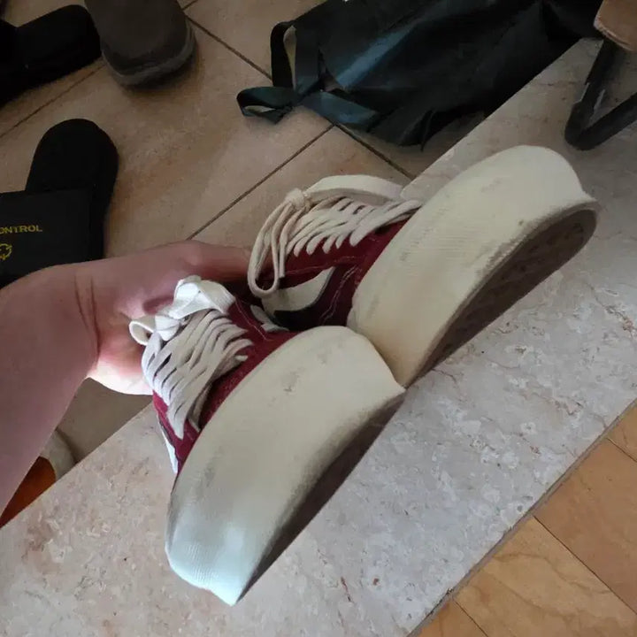 [BUNJANG] Vans Vault OG Style 36 LX Suede Canvas Sneakers / 반스 볼트 OG 스타일 36 LX 스웨이드 캔버스 포메그레네이트 280