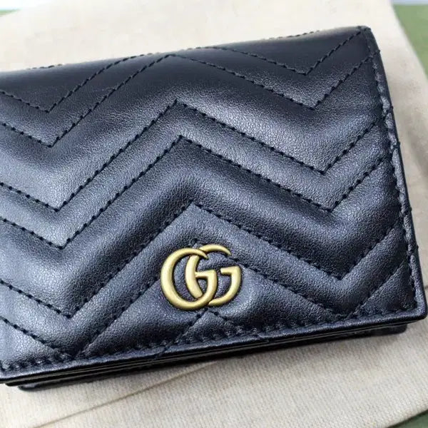 [BUNJANG] Gucci GG Marmont Matelassé Chain Card Wallet / 구찌 625693 GG마몬트 마틀라쎄 체인 카드반지갑