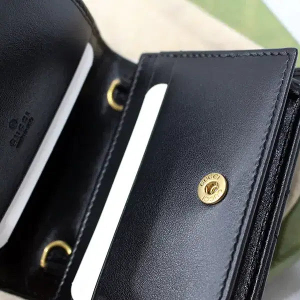 [BUNJANG] Gucci GG Marmont Matelassé Chain Card Wallet / 구찌 625693 GG마몬트 마틀라쎄 체인 카드반지갑
