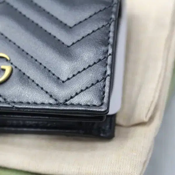 [BUNJANG] Gucci GG Marmont Matelassé Chain Card Wallet / 구찌 625693 GG마몬트 마틀라쎄 체인 카드반지갑