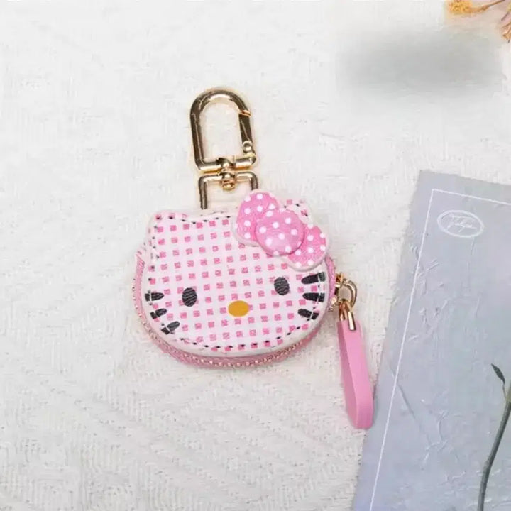[BUNJANG] Hello Kitty Leather Coin Purse / 헬로키티 가죽 동전지갑 1ea