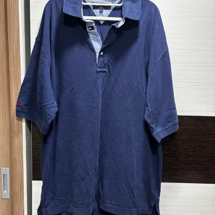 [BUNJANG] Tommy Hilfiger Navy Polo T-shirt / 타미힐피거 네이비 카라 반팔 티셔츠