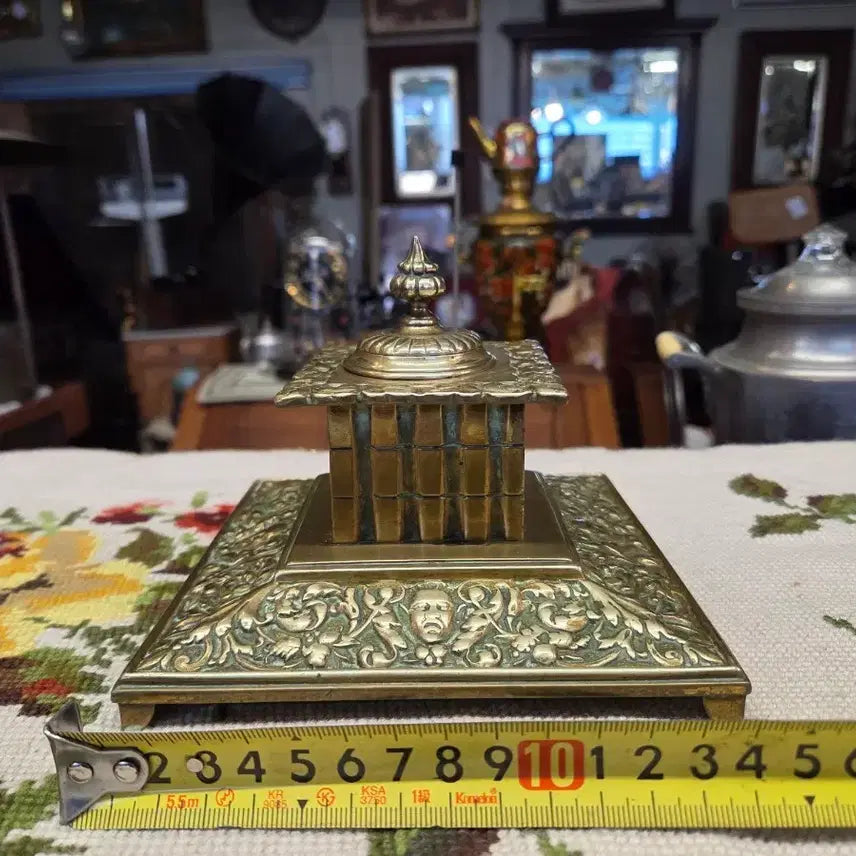 [BUNJANG] Vintage Brass Ink Stand / 빈티지 황동 잉크 스탠드 입니다. uk