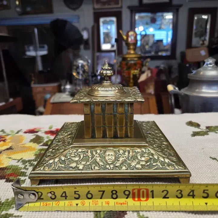 [BUNJANG] Vintage Brass Ink Stand / 빈티지 황동 잉크 스탠드 입니다. uk