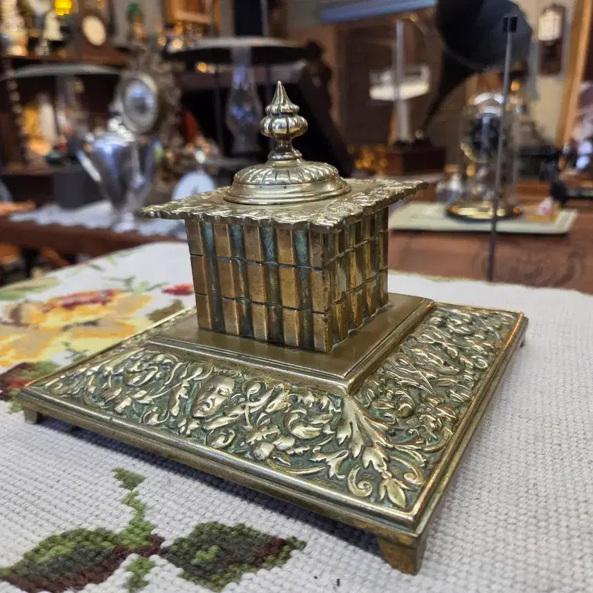 [BUNJANG] Vintage Brass Ink Stand / 빈티지 황동 잉크 스탠드 입니다. uk