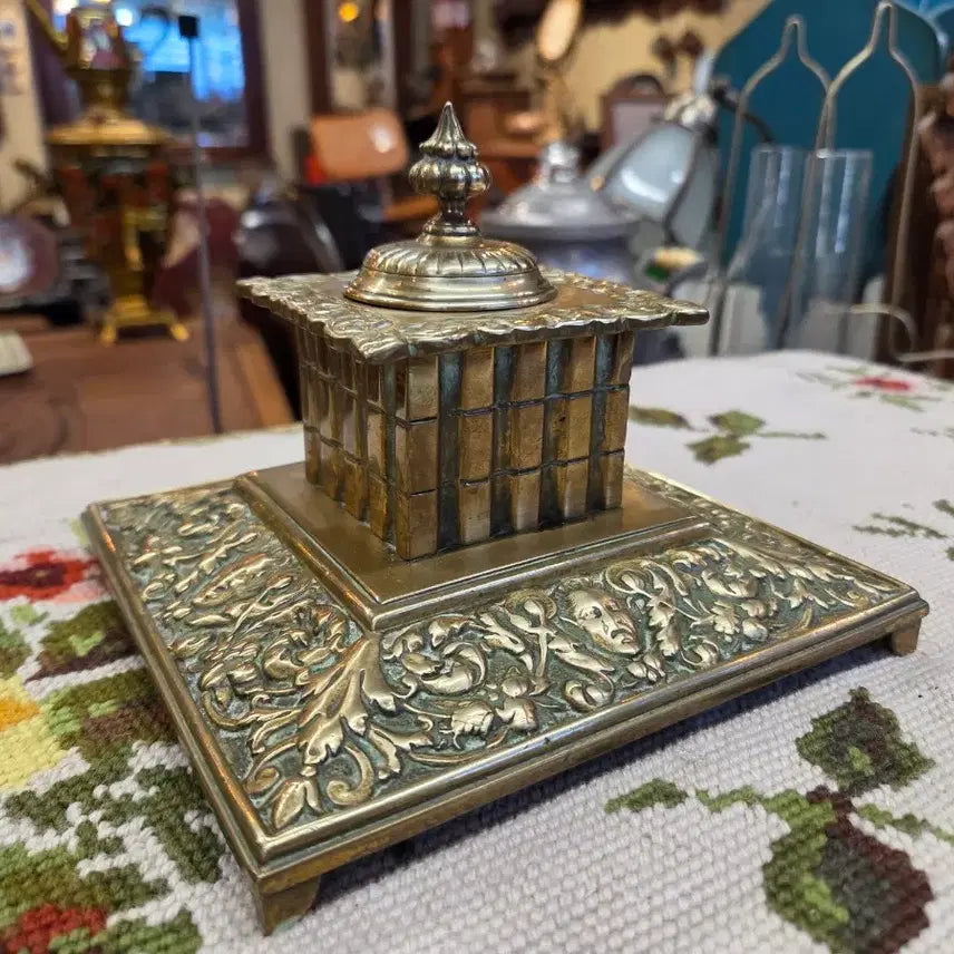 [BUNJANG] Vintage Brass Ink Stand / 빈티지 황동 잉크 스탠드 입니다. uk