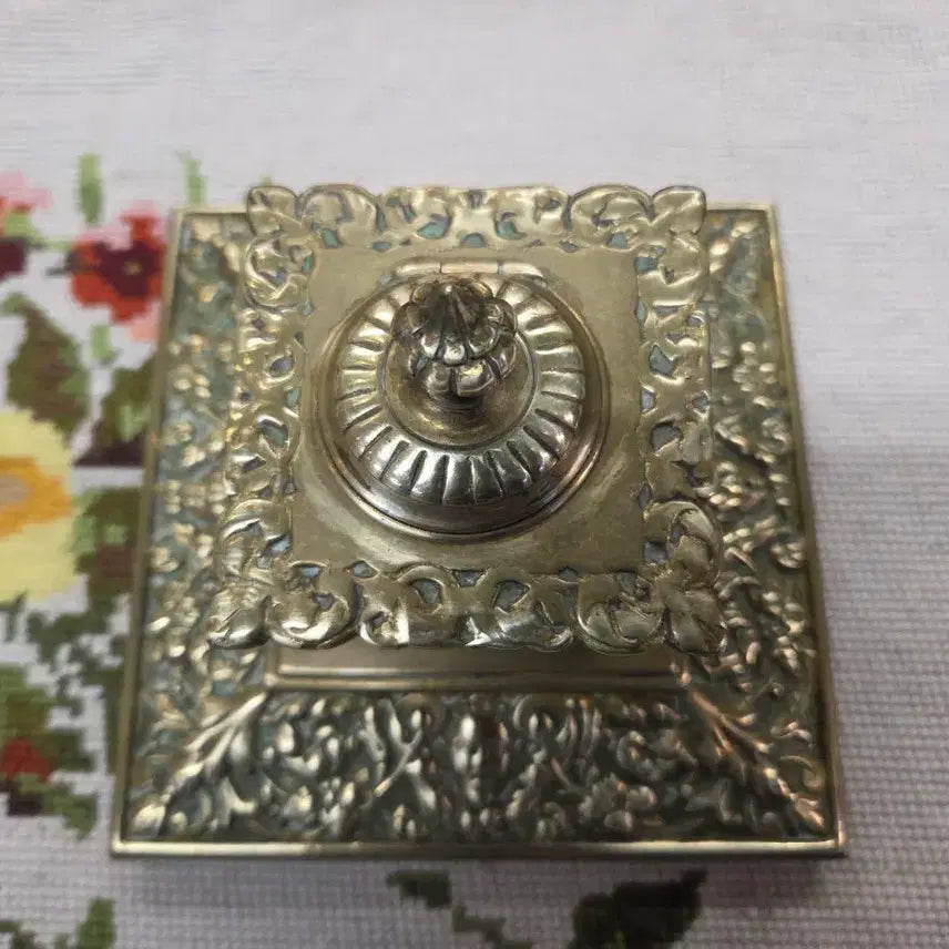 [BUNJANG] Vintage Brass Ink Stand / 빈티지 황동 잉크 스탠드 입니다. uk