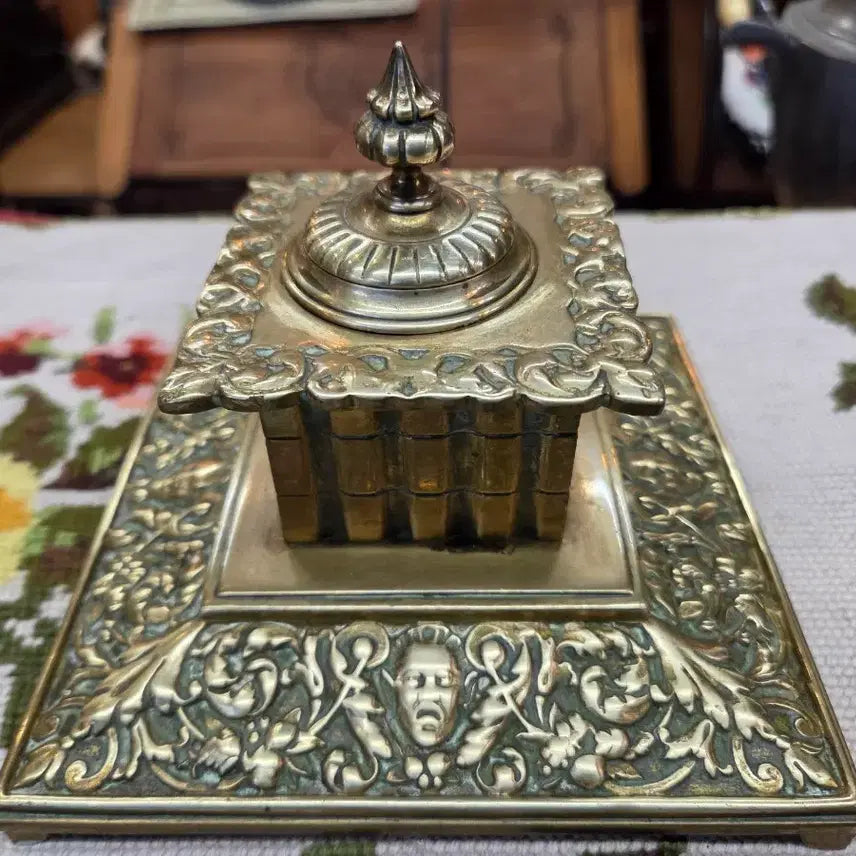 [BUNJANG] Vintage Brass Ink Stand / 빈티지 황동 잉크 스탠드 입니다. uk