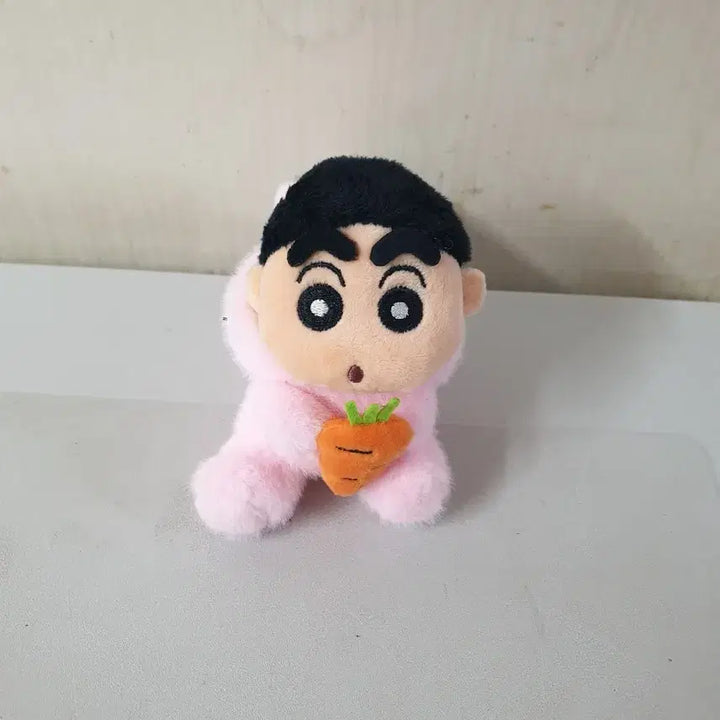 [BUNJANG] Crayon Shin-chan Pink Rabbit Plush Doll &amp; Keyring / 새것 토끼짱구 짱구인형 짱구키링 짱구