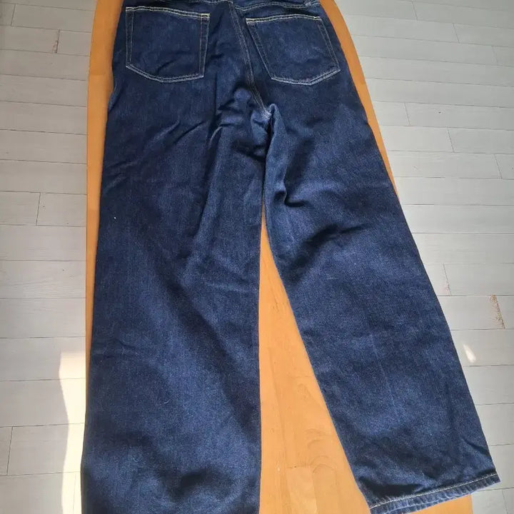 [BUNJANG] Dark Denim Wide Pants 31 inch / 다크 데님 와이드 팬츠 31인치