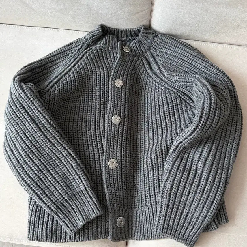 [BUNJANG] Cosmos Heavy Knit Cardigan / (미착용) 코스모스 헤비 니트 가디건