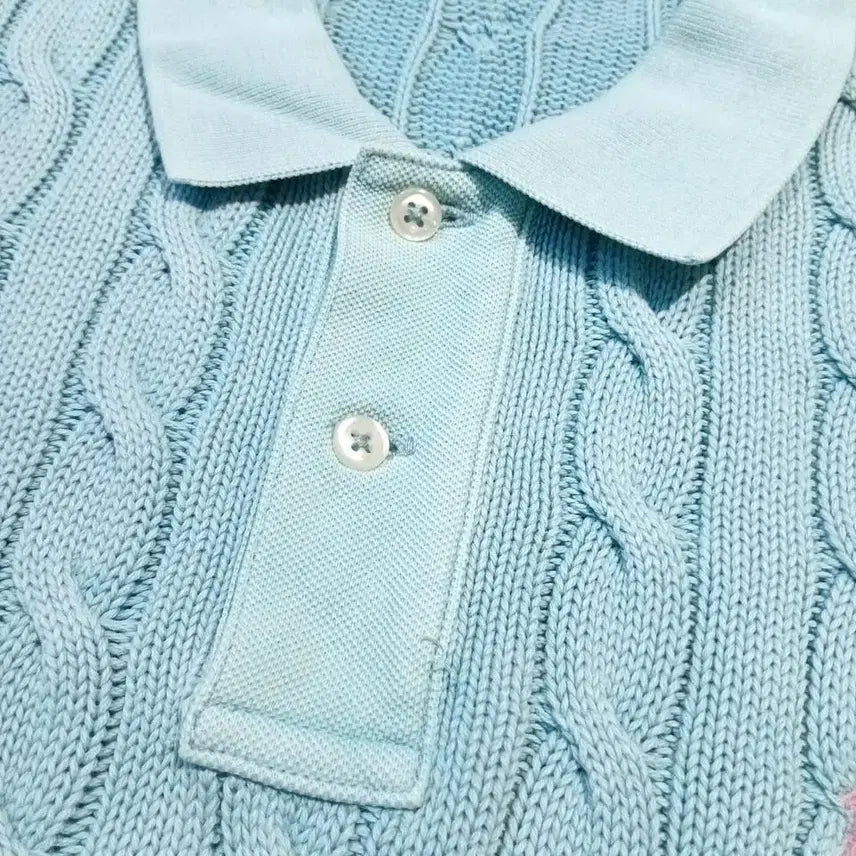 [BUNJANG] Polo Ralph Lauren Pink Pony Cable Knit Half-Button Polo Shirt / 나이키 에어조던 화이트 와이낫 제로0.1 A01042-100 농구화 하이