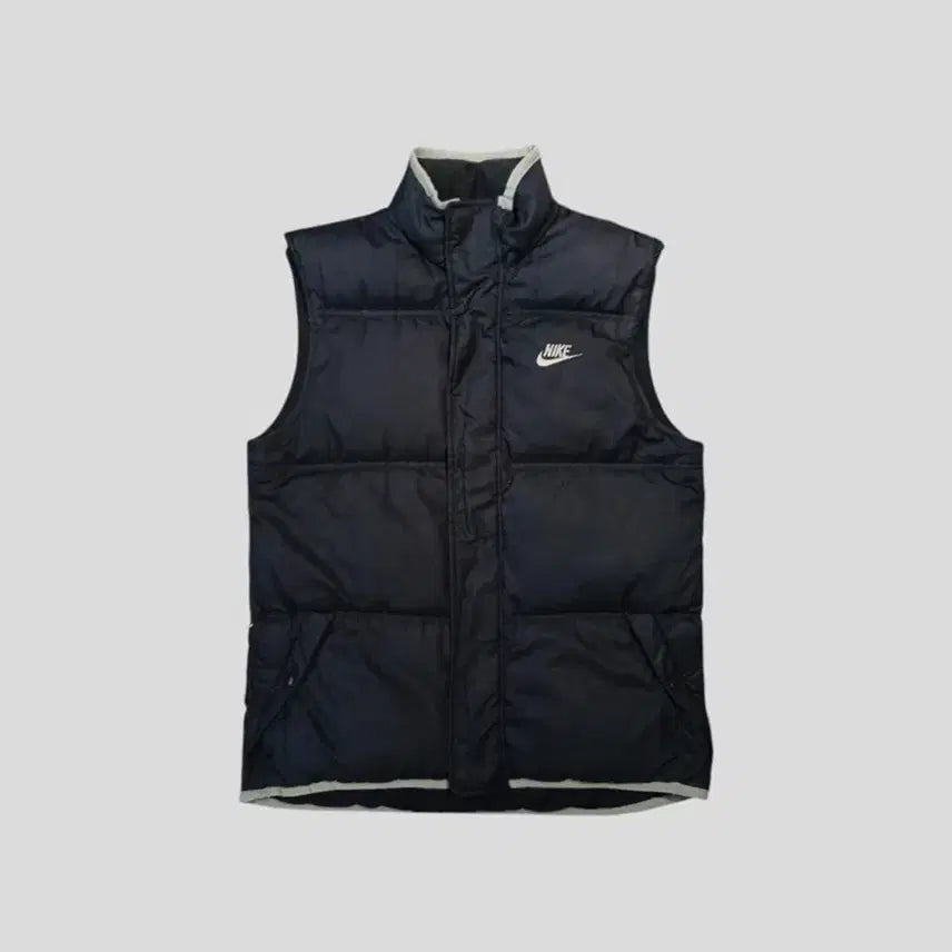 [BUNJANG] Nike 00s Reversible Futura Logo Jacket / 나이키 00s 블랙 그레이 베이지 리버시블 배색 라이닝 퓨추라로고 올드스