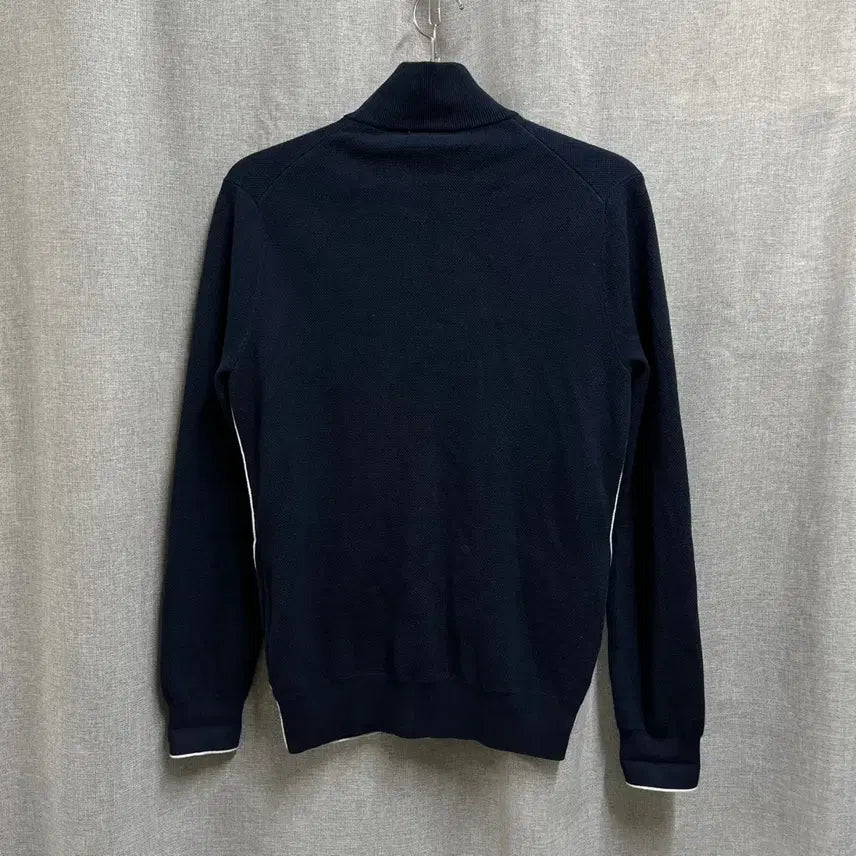 [BUNJANG] Lacoste Classic Fit Zip-Up Knit Cardigan / [S/95] 라코스테 클래식 핏 집업 니트 가디건