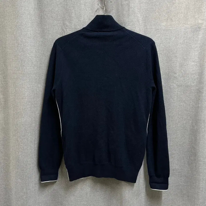 [BUNJANG] Lacoste Classic Fit Zip-Up Knit Cardigan / [S/95] 라코스테 클래식 핏 집업 니트 가디건