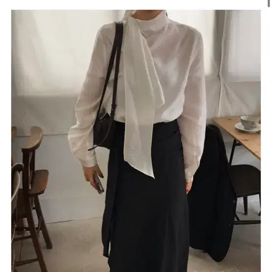[BUNJANG] Unbranded Blouse and Skirt Set / 블라우스+치마 셋업