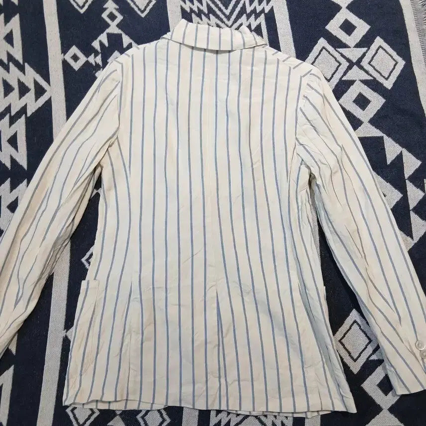 [BUNJANG] Polo Ralph Lauren Ivory Navy Striped Linen Viscose Blend Top / 나이키 00s 레드 화이트 배색 스우시 넘버 20 크레바스 프린팅 사이드