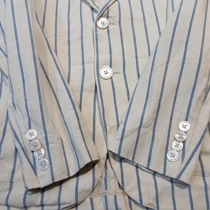 [BUNJANG] Polo Ralph Lauren Ivory Navy Striped Linen Viscose Blend Top / 나이키 00s 레드 화이트 배색 스우시 넘버 20 크레바스 프린팅 사이드