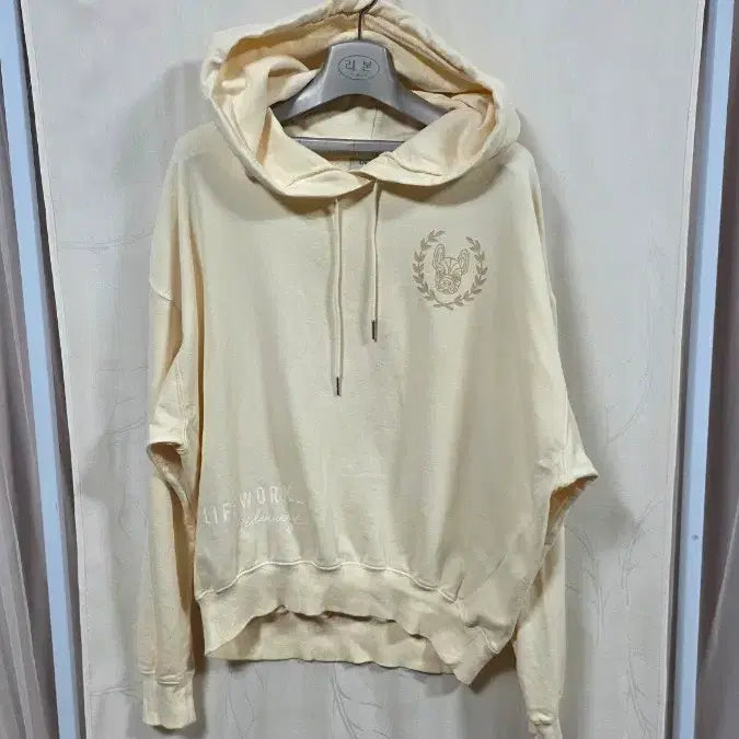 [BUNJANG] Life Work Loose Fit Hooded T-shirt / 라이프워크루즈핏후드티셔츠(free)