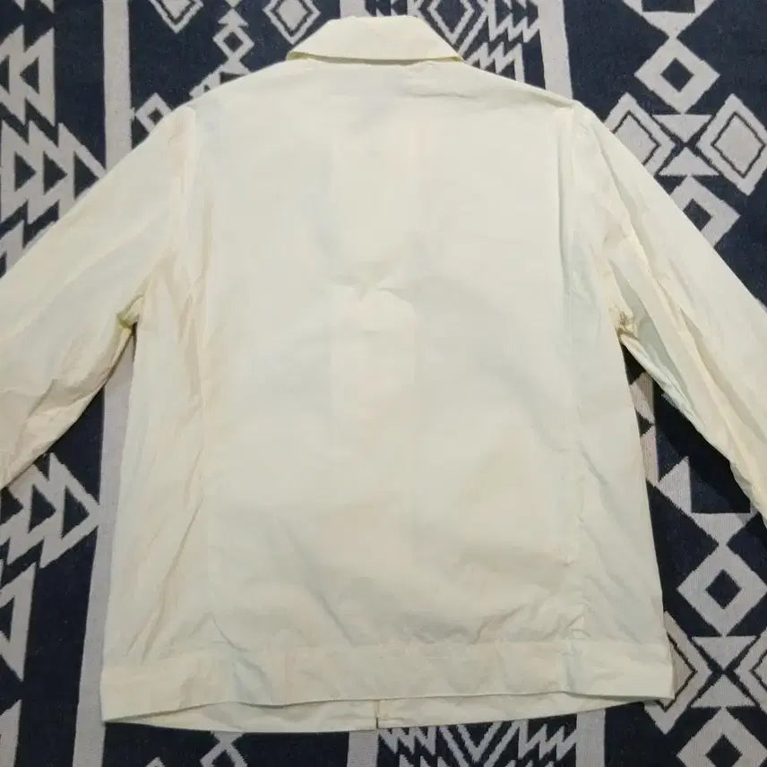 [BUNJANG] Lacoste Light Yellow Croc Patch Logo Swing Top Blouson Jacket / 라코스테 라이트옐로우 연노랑 크록패치 로고 스윙톱 블루종 자켓 S