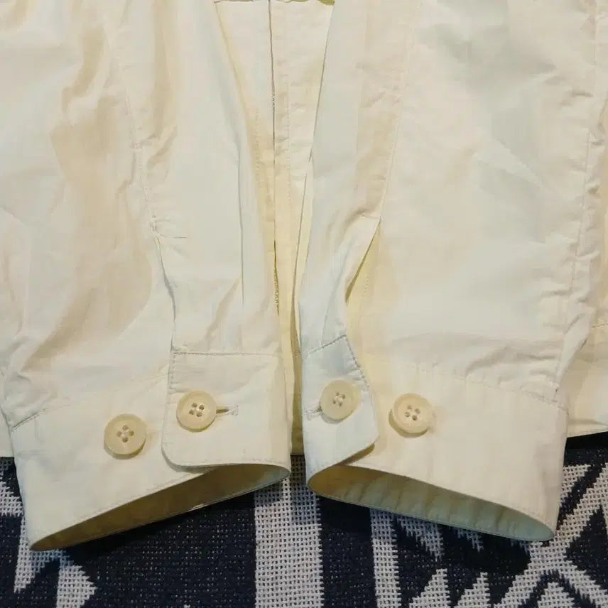 [BUNJANG] Lacoste Light Yellow Croc Patch Logo Swing Top Blouson Jacket / 라코스테 라이트옐로우 연노랑 크록패치 로고 스윙톱 블루종 자켓 S