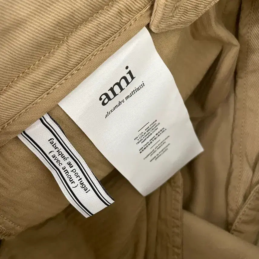 [BUNJANG] Ami Beige Pants / 아미 ami 배기팬츠 베이지