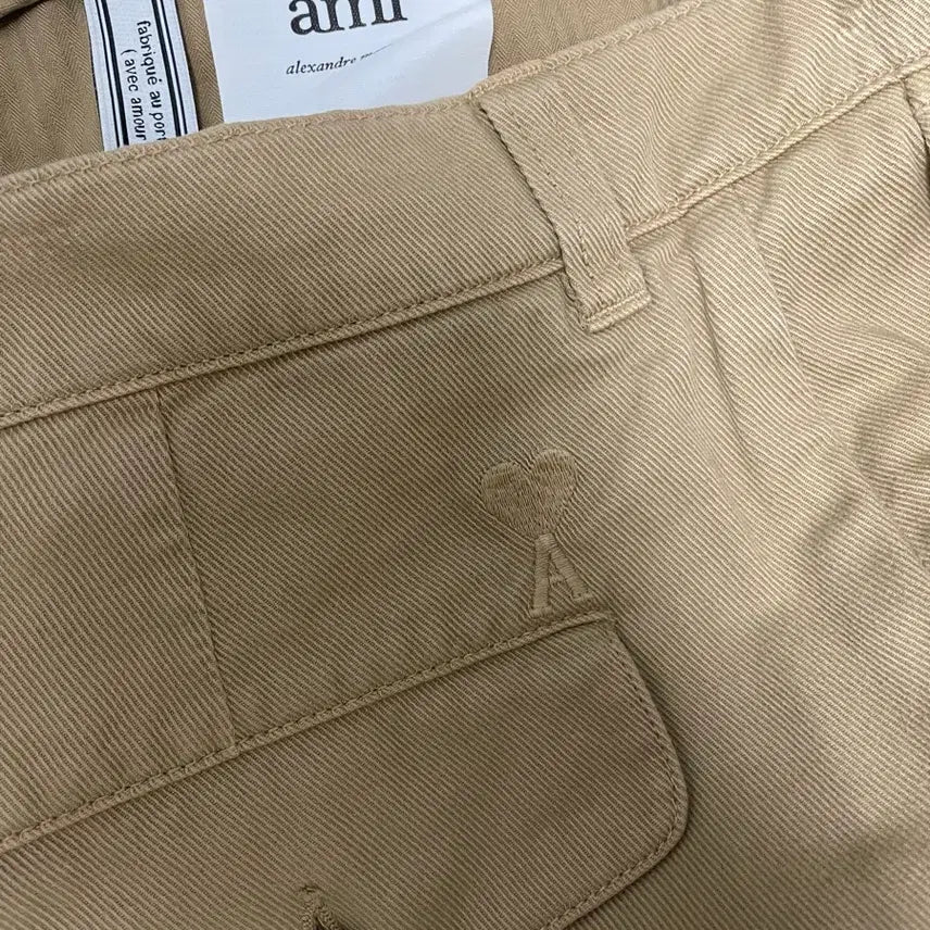 [BUNJANG] Ami Beige Pants / 아미 ami 배기팬츠 베이지