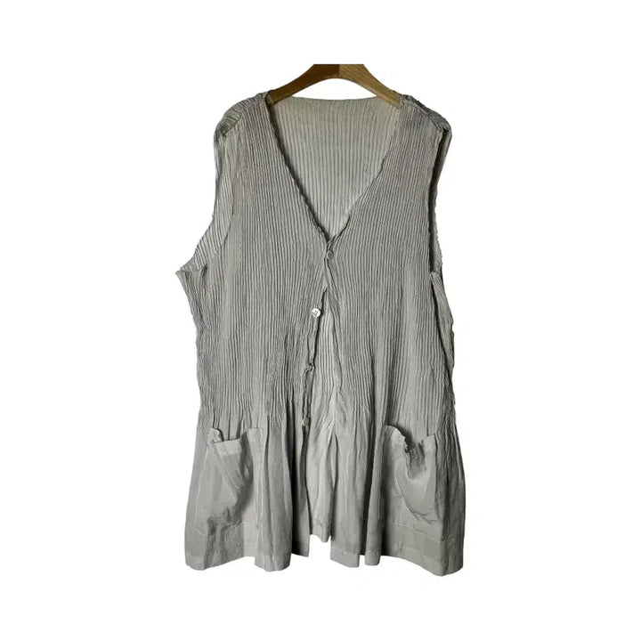 [BUNJANG] CDG Tricot AD1993 Pleated Vest / [CDG Tricot] AD1993 꼼데가르송 트리콧 플리츠 베스트