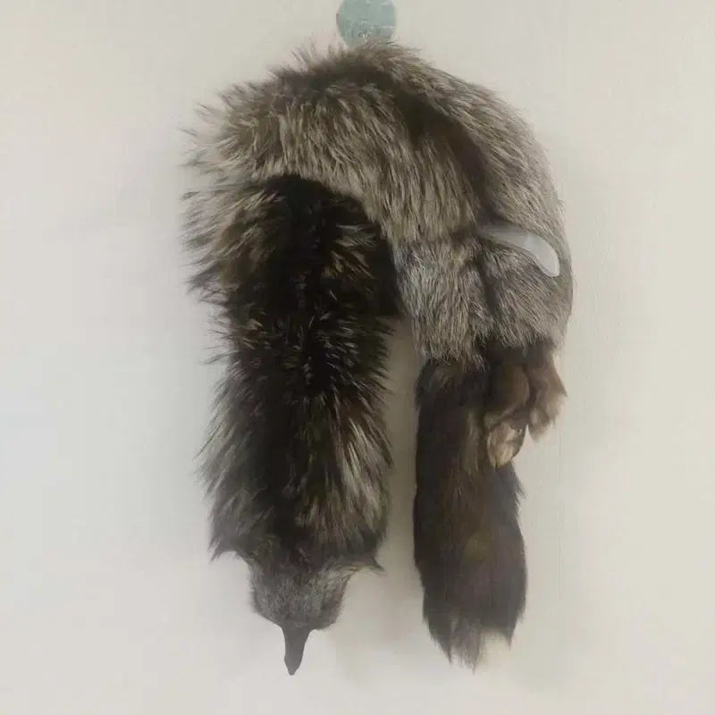 [BUNJANG] Natural Fox Fur Scarf / 천연 여우한마리 털목도리 풍성/구제24시/이