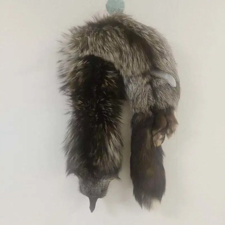 [BUNJANG] Natural Fox Fur Scarf / 천연 여우한마리 털목도리 풍성/구제24시/이