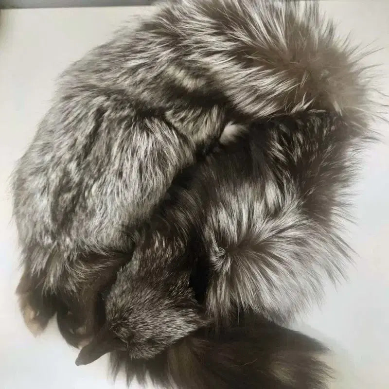 [BUNJANG] Natural Fox Fur Scarf / 천연 여우한마리 털목도리 풍성/구제24시/이