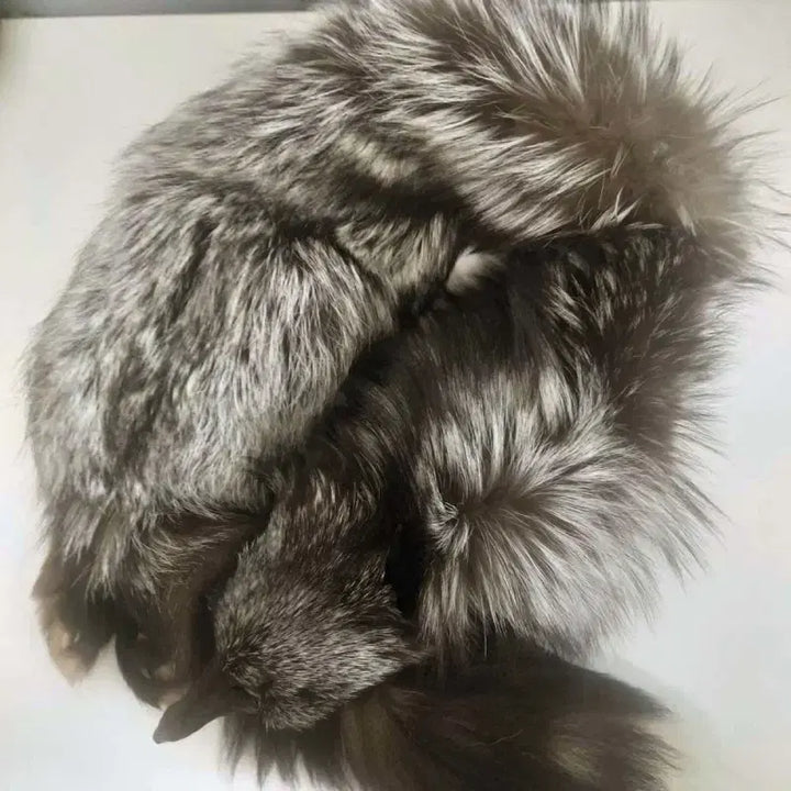 [BUNJANG] Natural Fox Fur Scarf / 천연 여우한마리 털목도리 풍성/구제24시/이