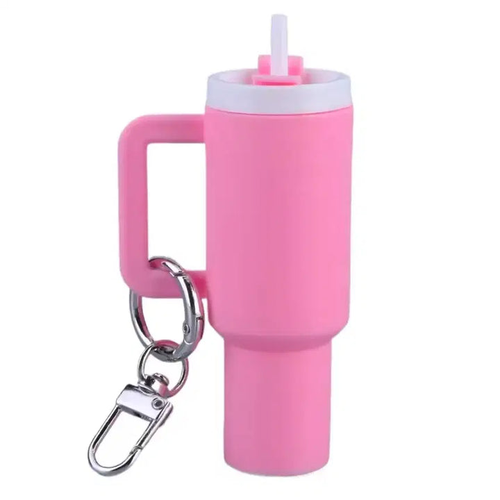 [BUNJANG] Miniature Lipstick Storage Tumbler Keyring / 텀블러 미니어처 립스틱 보관함 키링 1ea