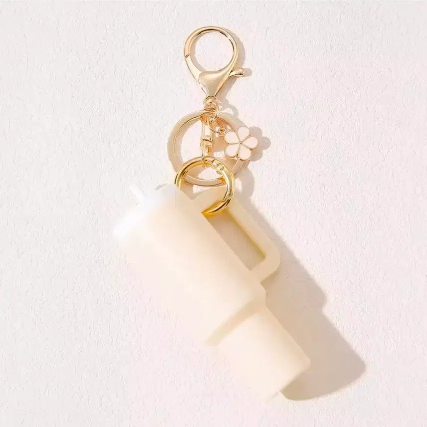 [BUNJANG] Miniature Lipstick Storage Tumbler Keyring / 텀블러 미니어처 립스틱 보관함 키링 1ea