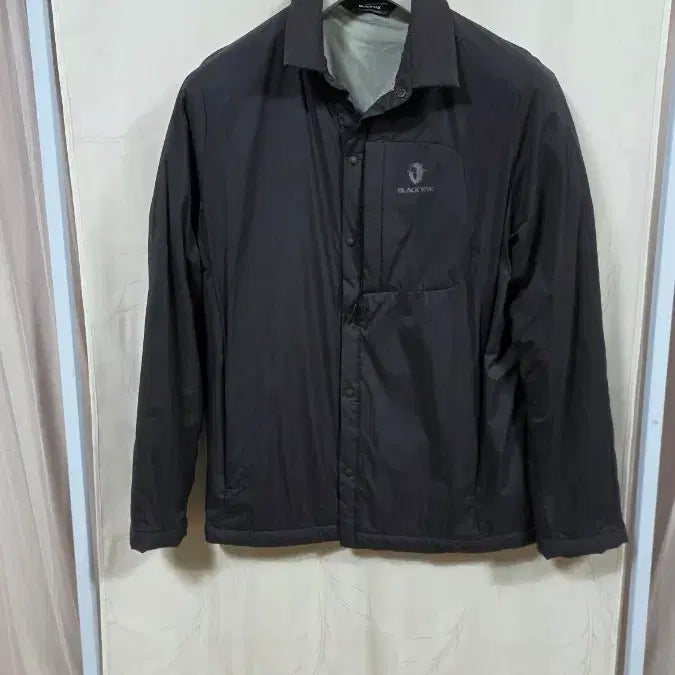 [BUNJANG] Black Yak Solid Fleece Lined Shirt Jacket (95) / 블랙야크솔리드뽀글이안감셔츠형자켓(95)