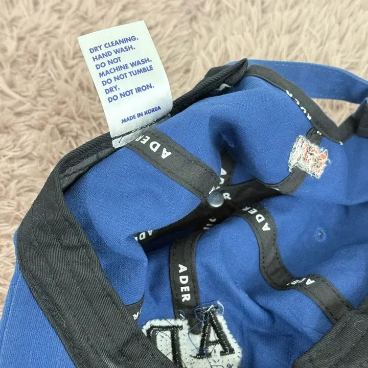 [SOLD OUT] Made in korea 아더에러 18ss 에드카 로고 블루 볼캡