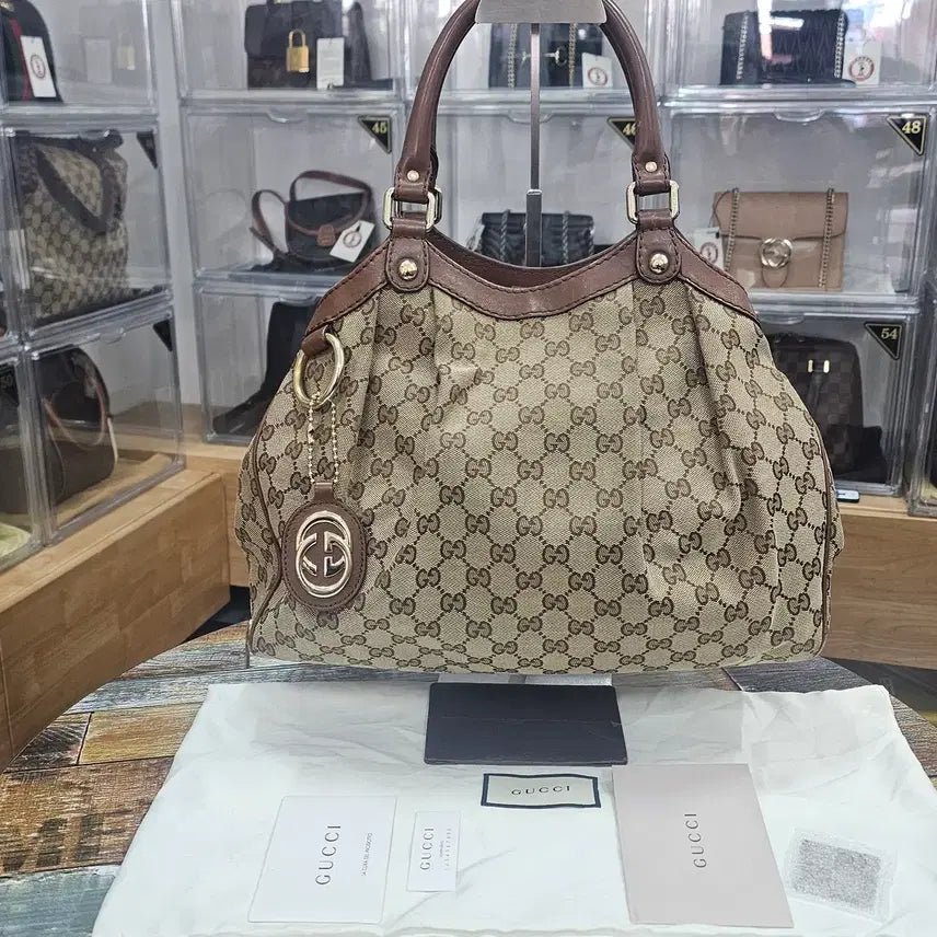 [BUNJANG] Gucci Sukey Jacquard Handbag / 구찌 자가드 수키백