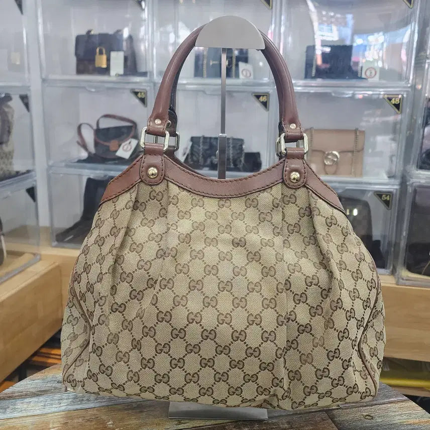 [BUNJANG] Gucci Sukey Jacquard Handbag / 구찌 자가드 수키백
