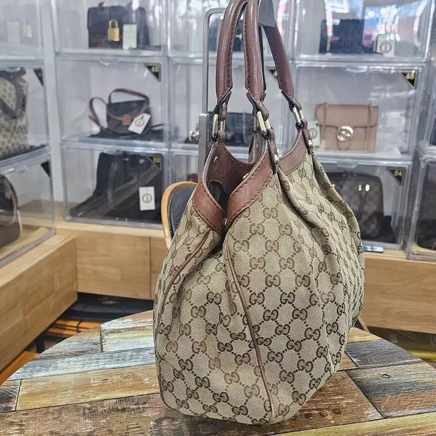 [BUNJANG] Gucci Sukey Jacquard Handbag / 구찌 자가드 수키백