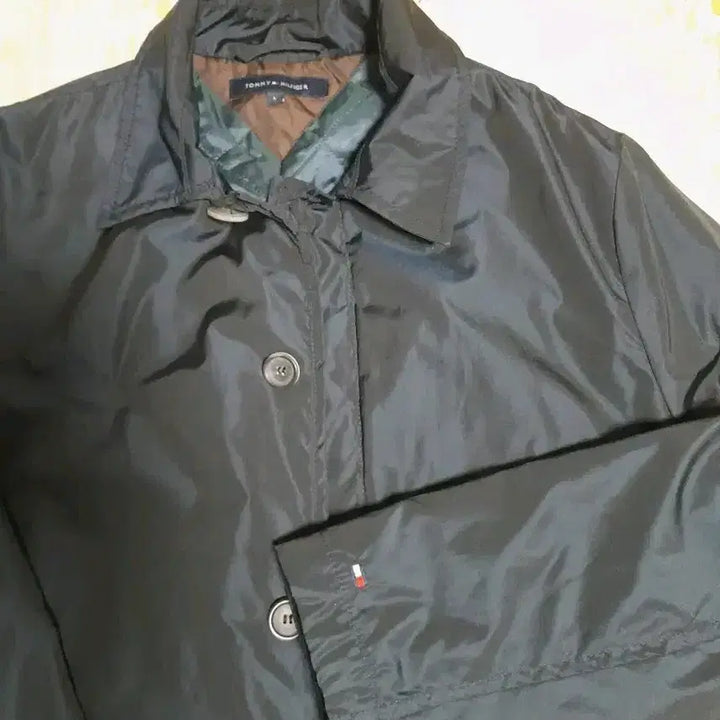 [BUNJANG] Tommy Hilfiger Quilted Navy Coat L / 타미힐피거 퀼팅 간절기 네이비 코트 L
